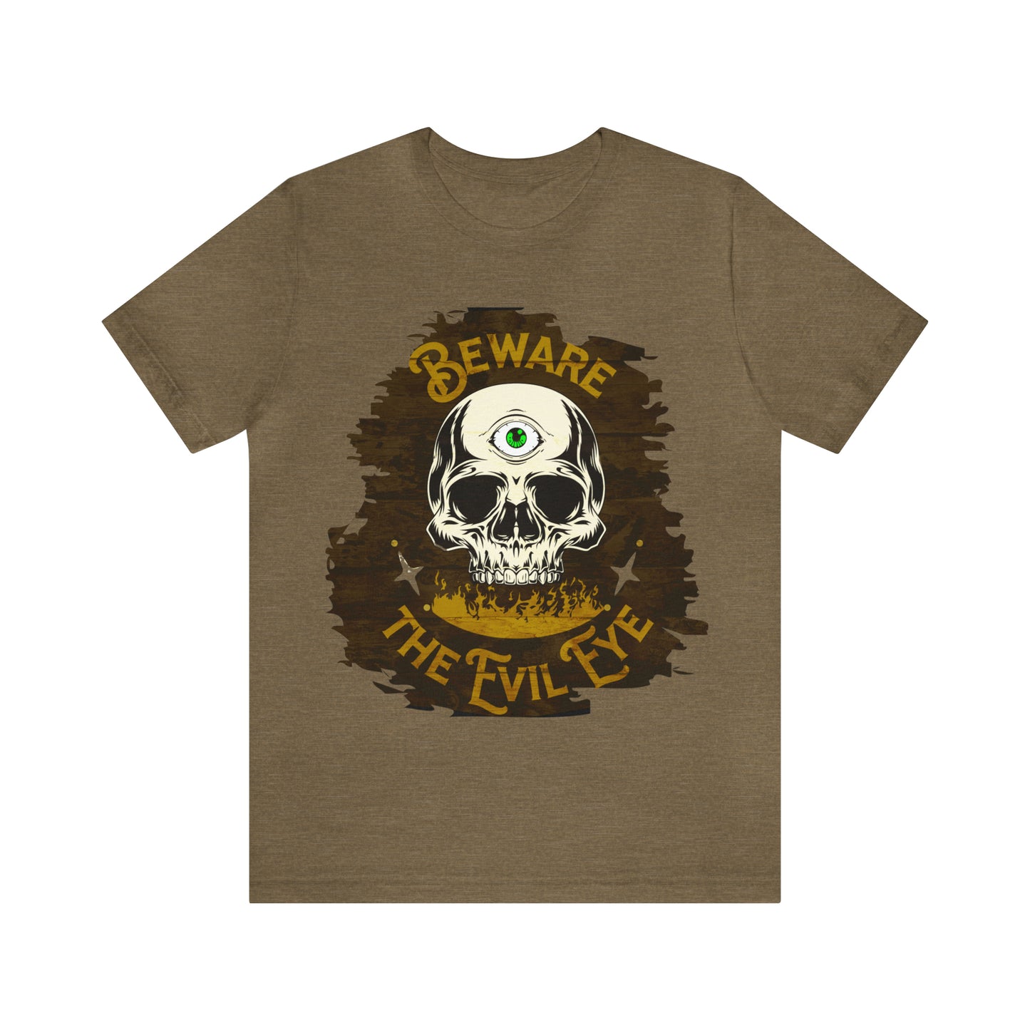 Green Evil Eye Halloween Shirt, Halloween shirt, Skull Shirt