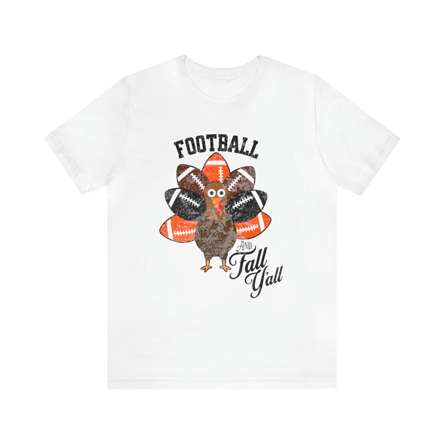 Vintage Orange and Black Football Short Sleeve Tee, Football and turkey shirt, Oklahoma State