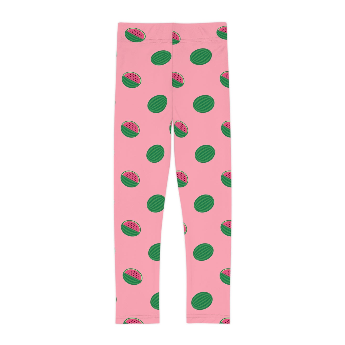 Girls colorful pink and watermelon leggings