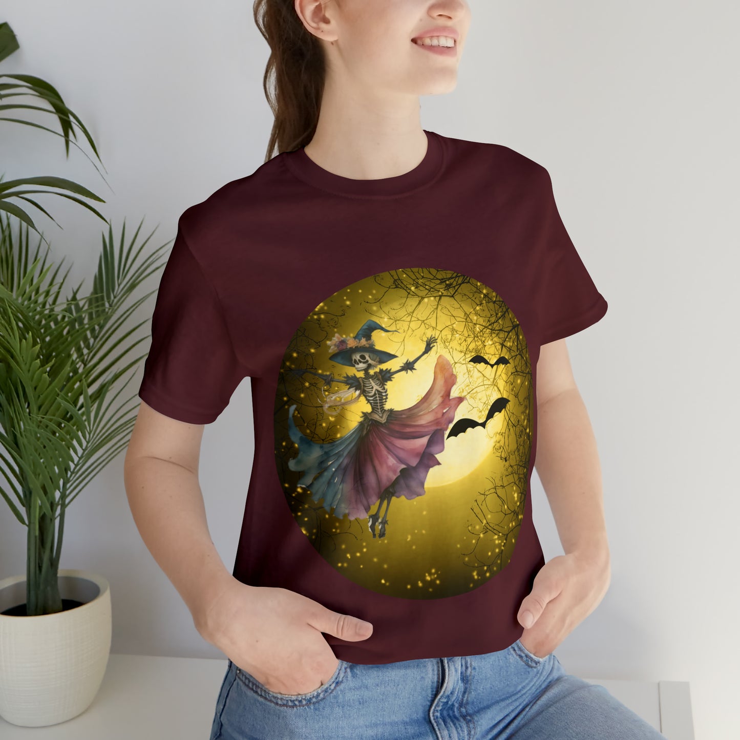 Vintage Halloween Dancing Witch Shirt, Halloween shirt, Dancer shirt, Dancing in the Moon shirt, Witchy Dancer