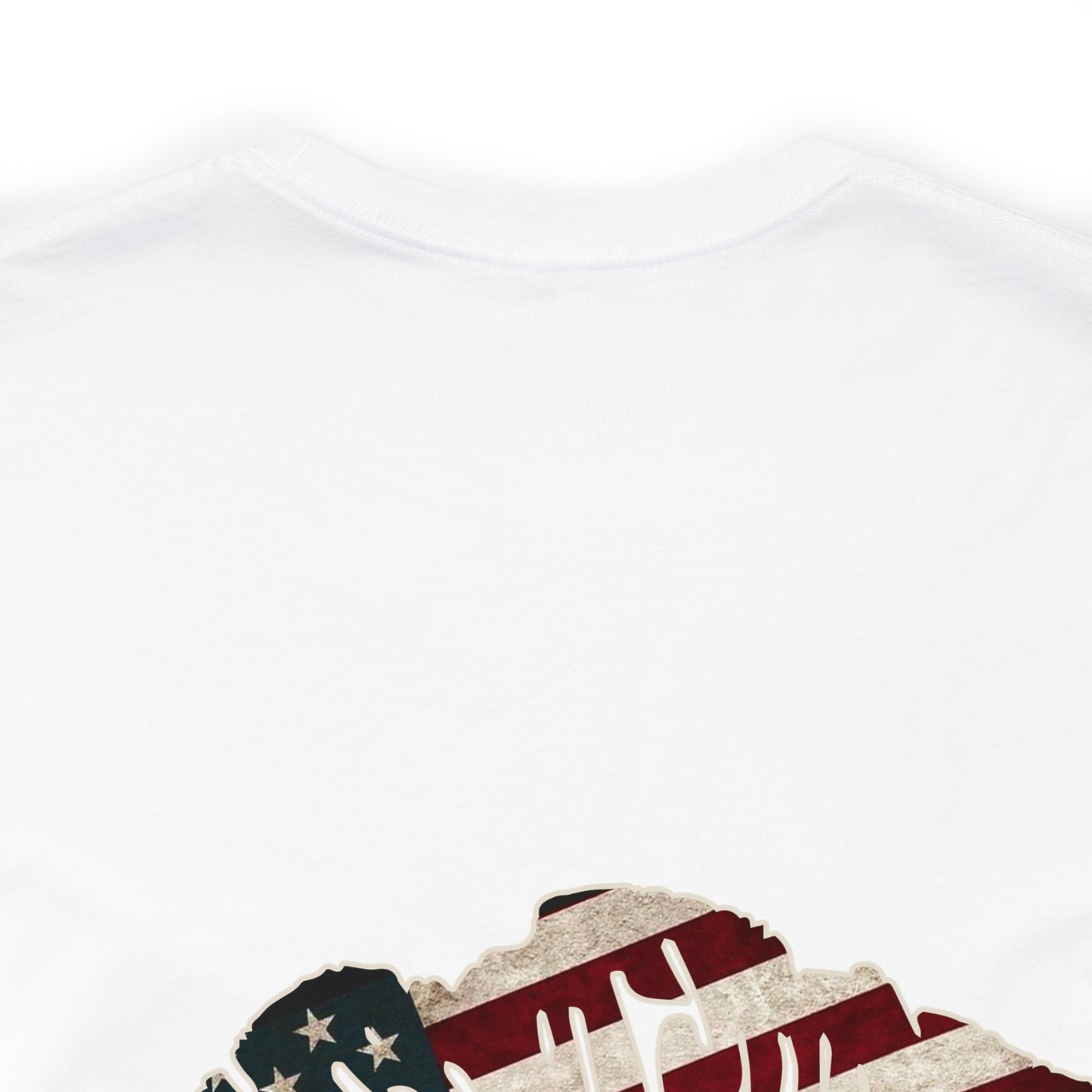 American Flag Lips 4th of July Unisex Jersey Short Sleeve Tee Patriotic Retro