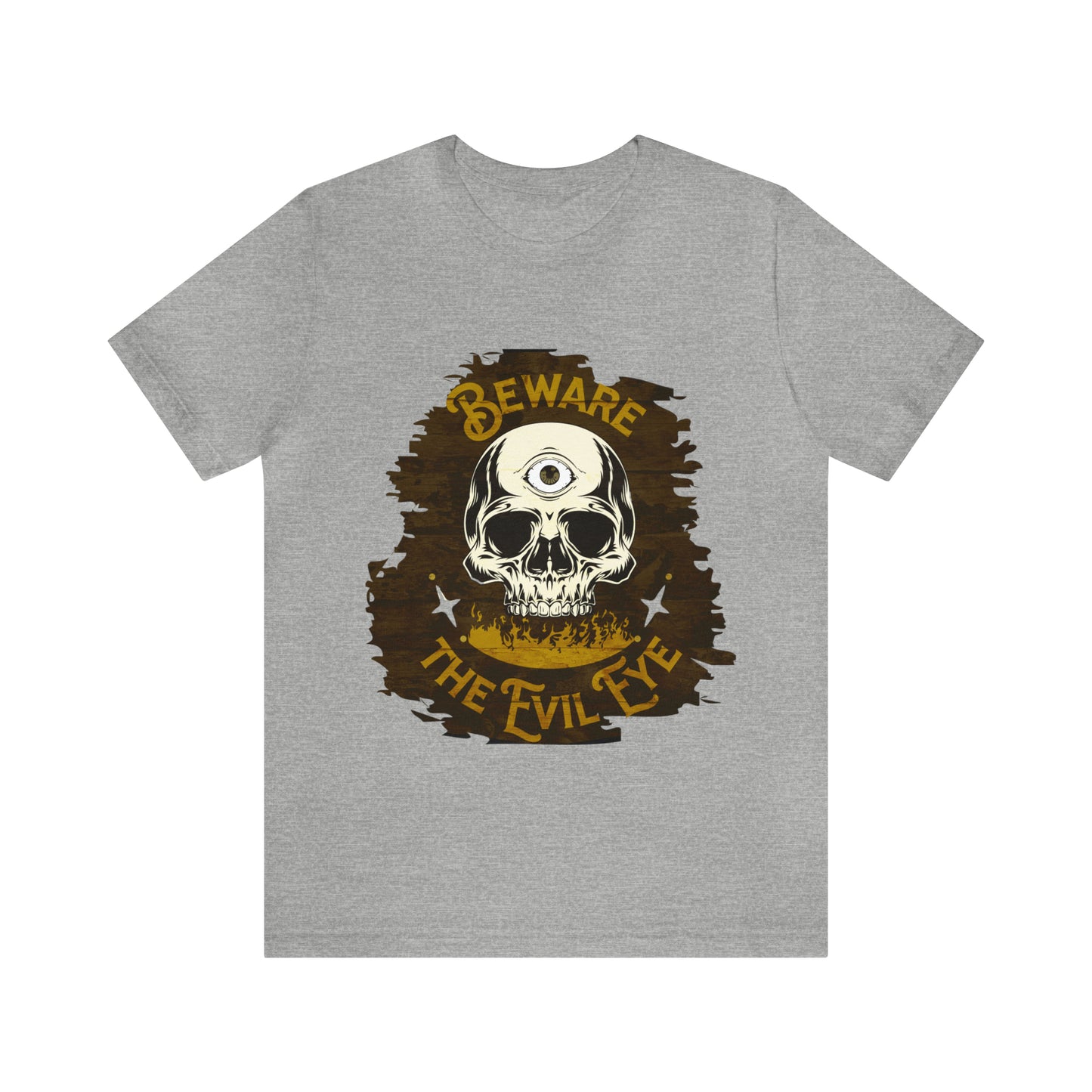 Brown Evil Eye Halloween Shirt, Halloween shirt, Skull Shirt