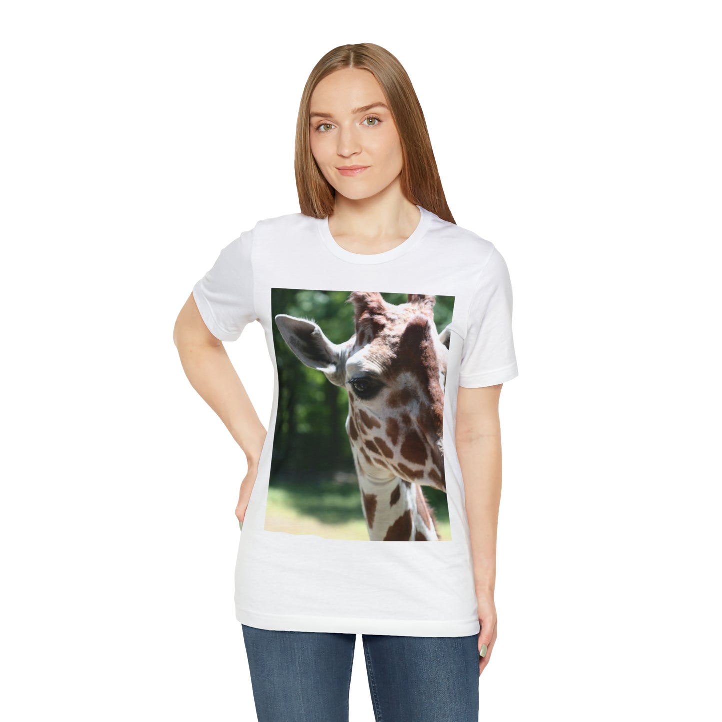 Unisex Jersey Short Sleeve Tee, Giraffe