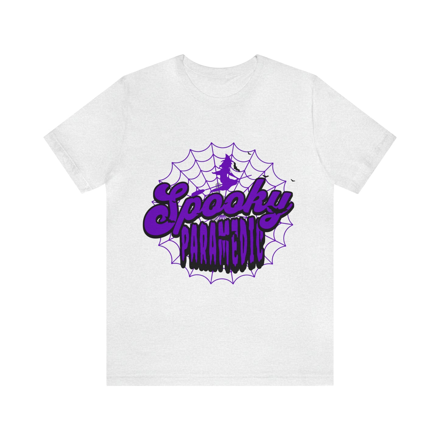 Fun Halloween Paramedic Shirt, Halloween shirt, Purple Spooky Paramedic shirt, Paramedic gift