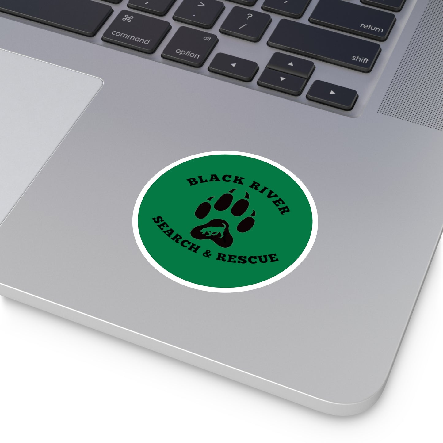 BRSAR Logo Round Stickers, Indoor\Outdoor, Multiple sizes, Dark Green