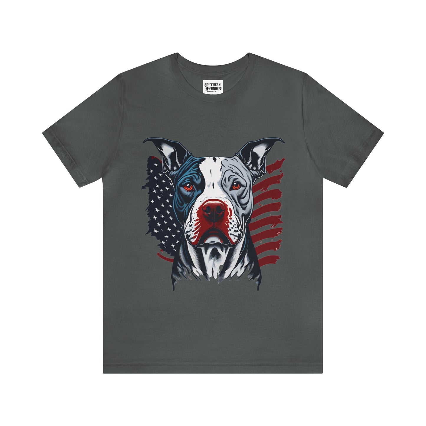 Pit bull 4th of July Unisex Jersey Short Sleeve Tee Patriotic