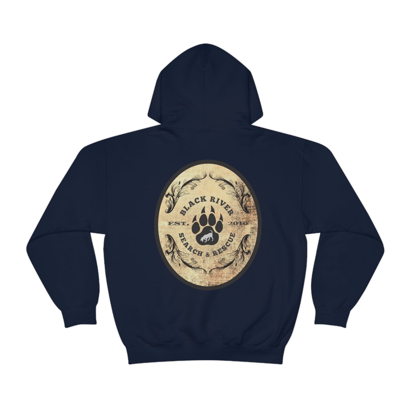 Black River Search & Rescue Logo Unisex Heavy Blend™ Hooded Sweatshirt