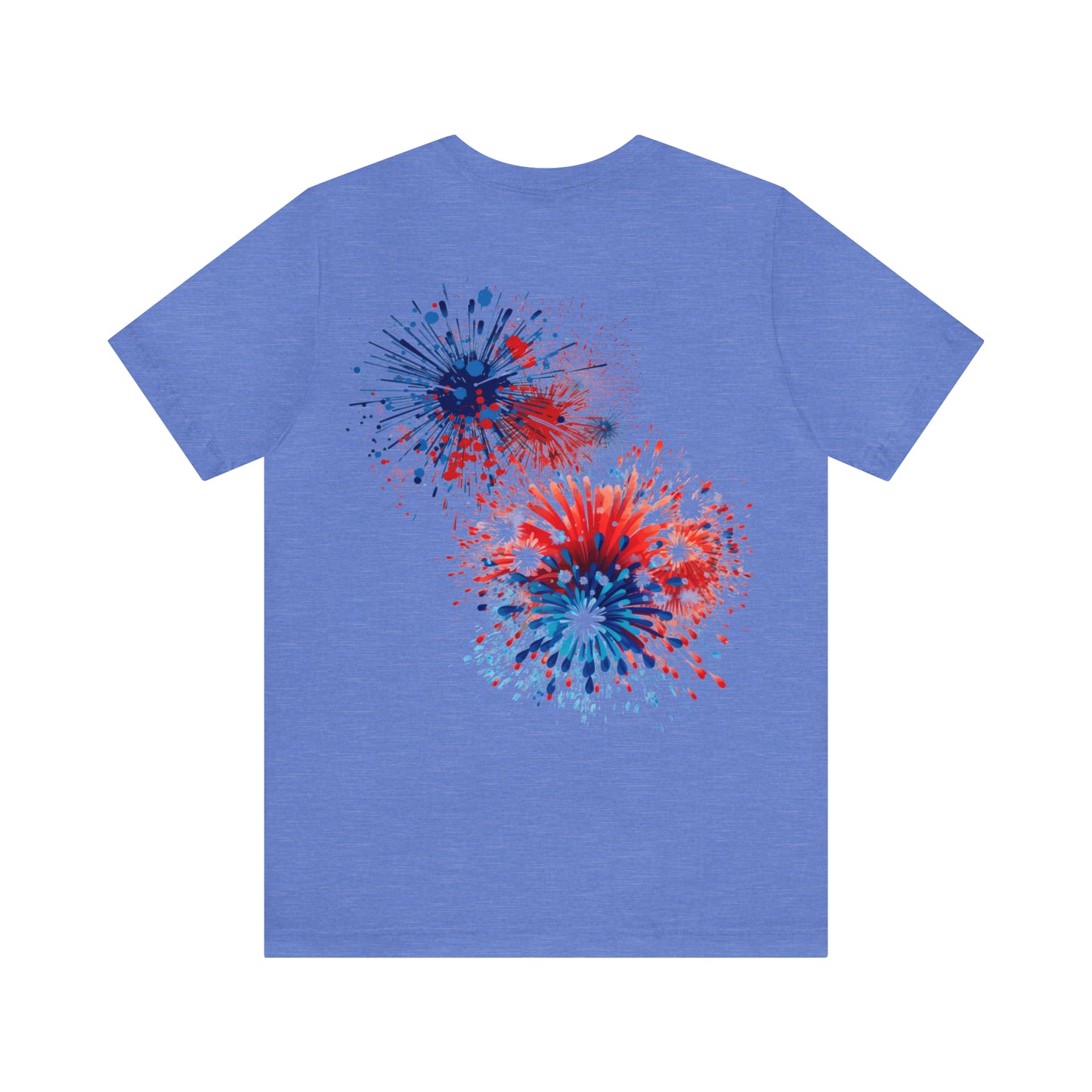 Freedom Smiley Face Flag Unisex Jersey Short Sleeve Tee Patriotic American Flag