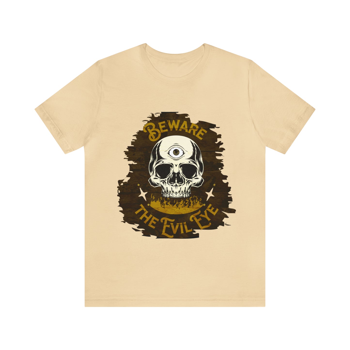 Brown Evil Eye Halloween Shirt, Halloween shirt, Skull Shirt