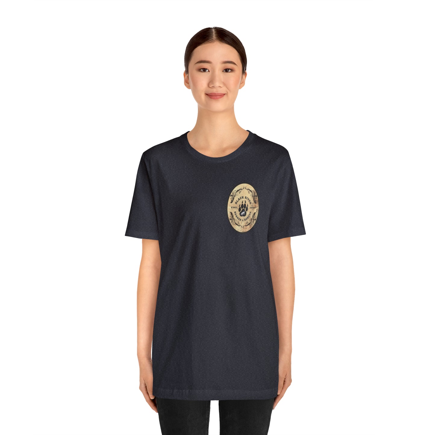 Black River Search & Rescue Logo Unisex Jersey Short Sleeve Tee