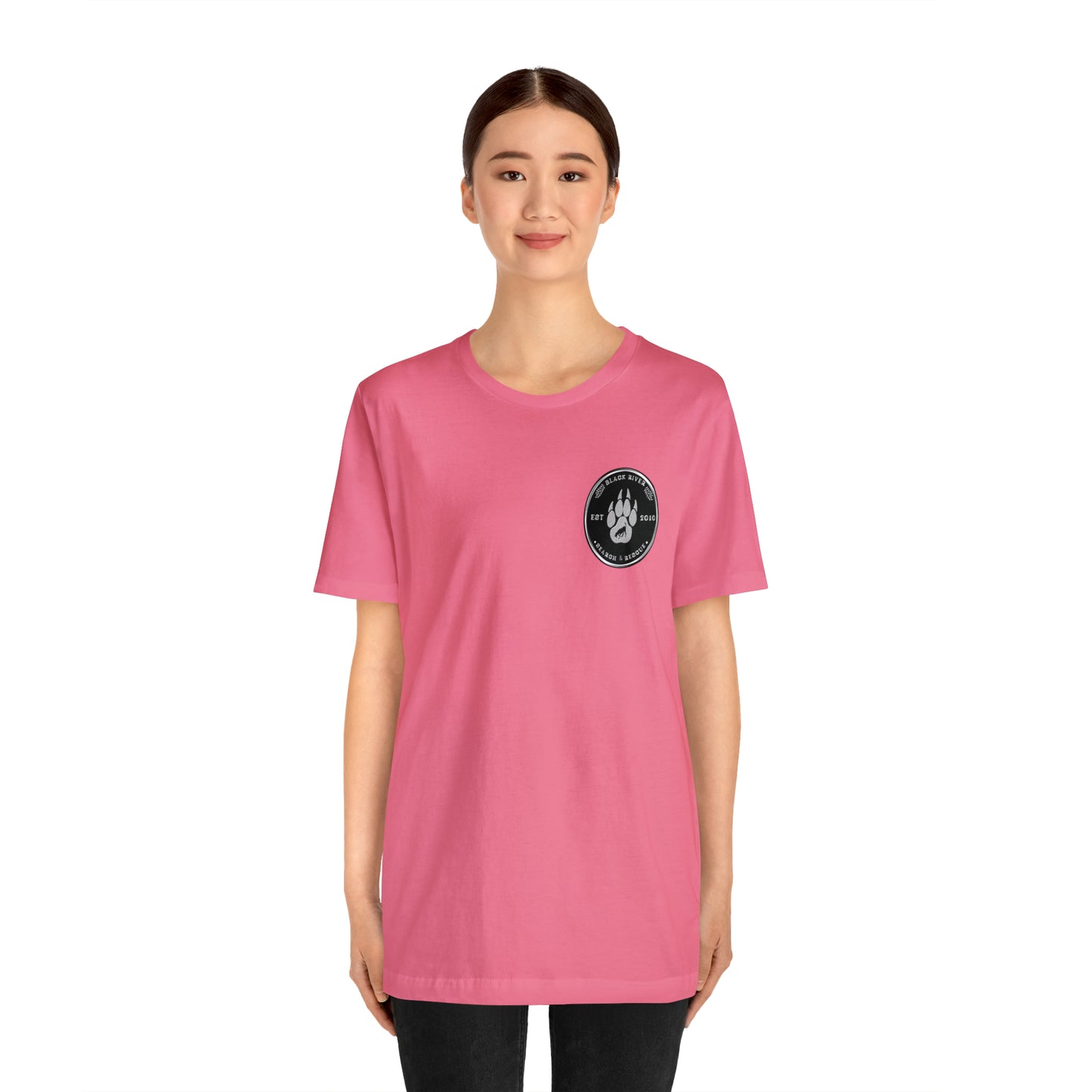 Black River logo black Short Sleeve Tee