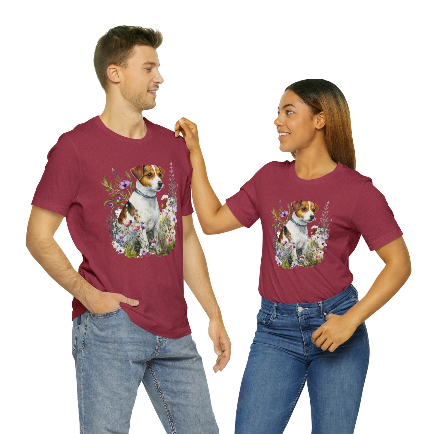 Jack Russell Unisex Jersey Short Sleeve Tee