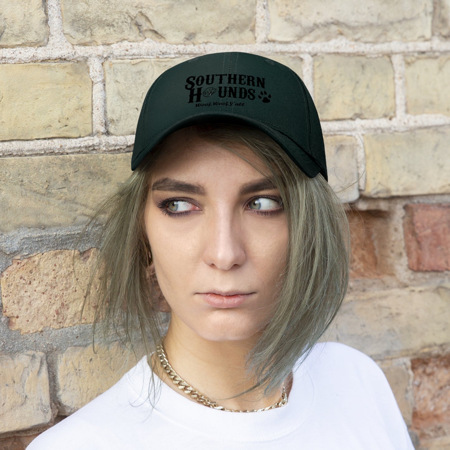 Unisex Twill Hat Southern Hounds Logo