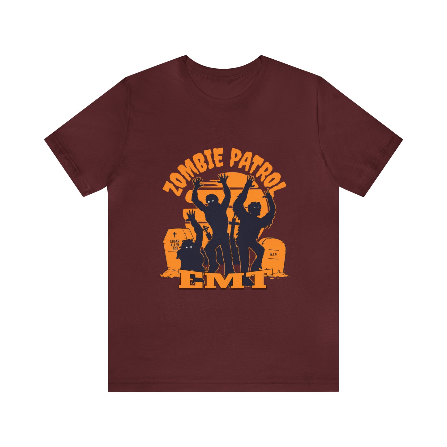 Halloween Zombie Patrol EMT Short Sleeve Tee