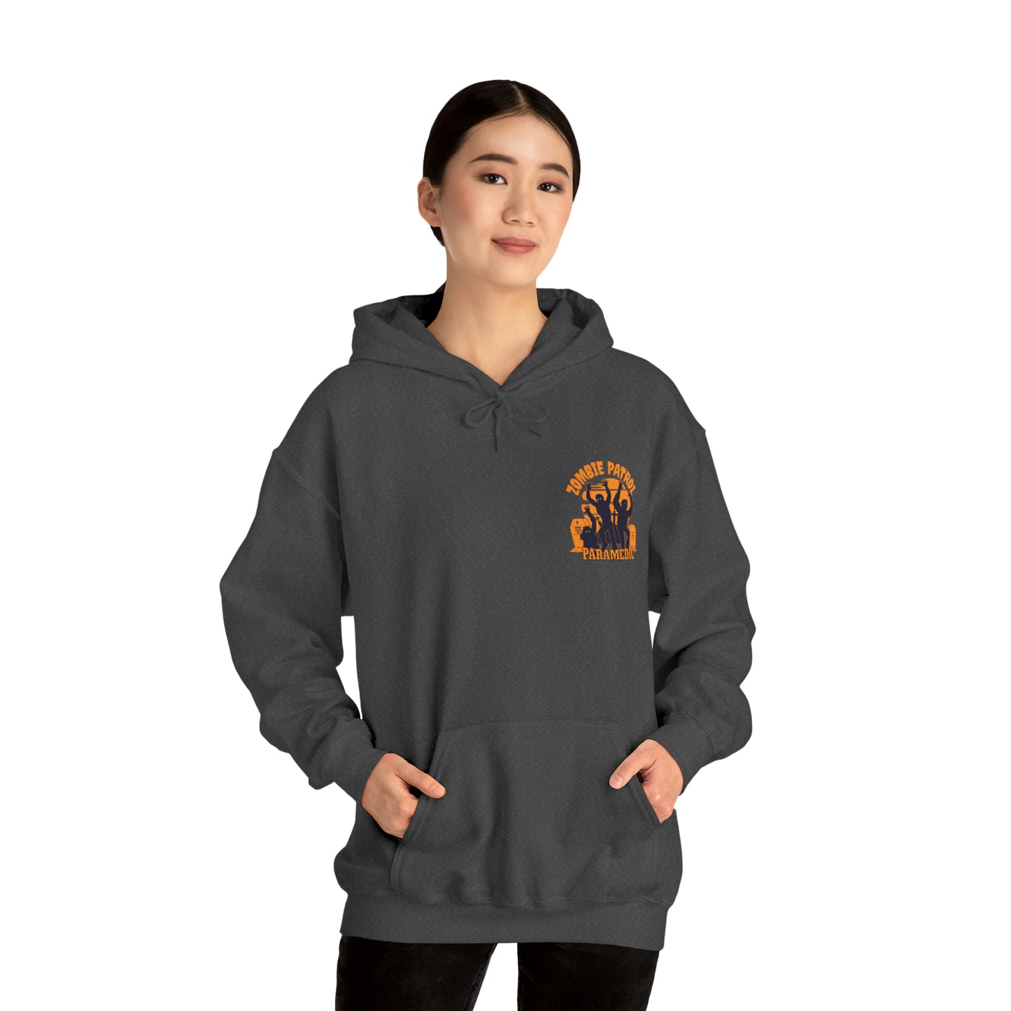 Zombie Patrol Paramedic Halloween Hooded Sweatshirt