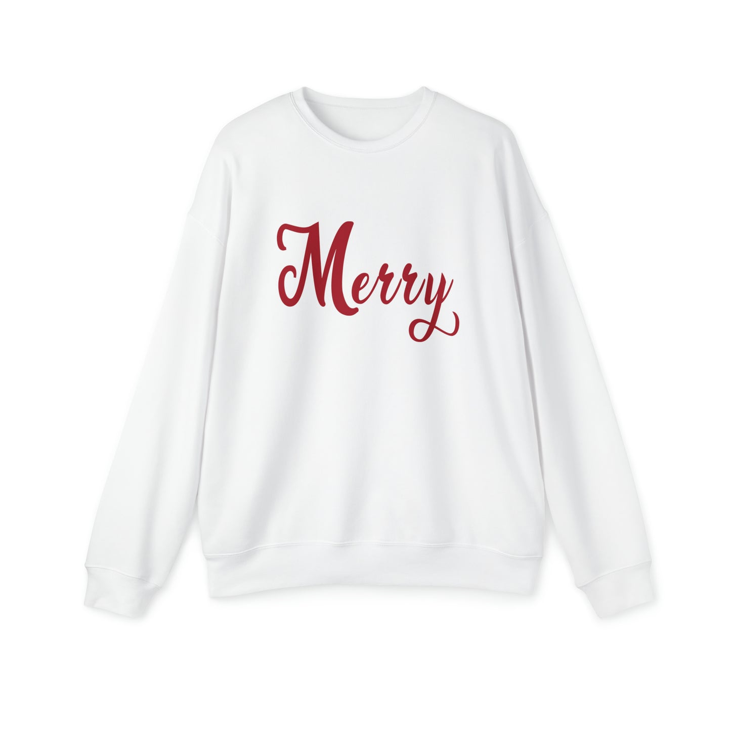 Red Merry Sweatshirt for Christmas