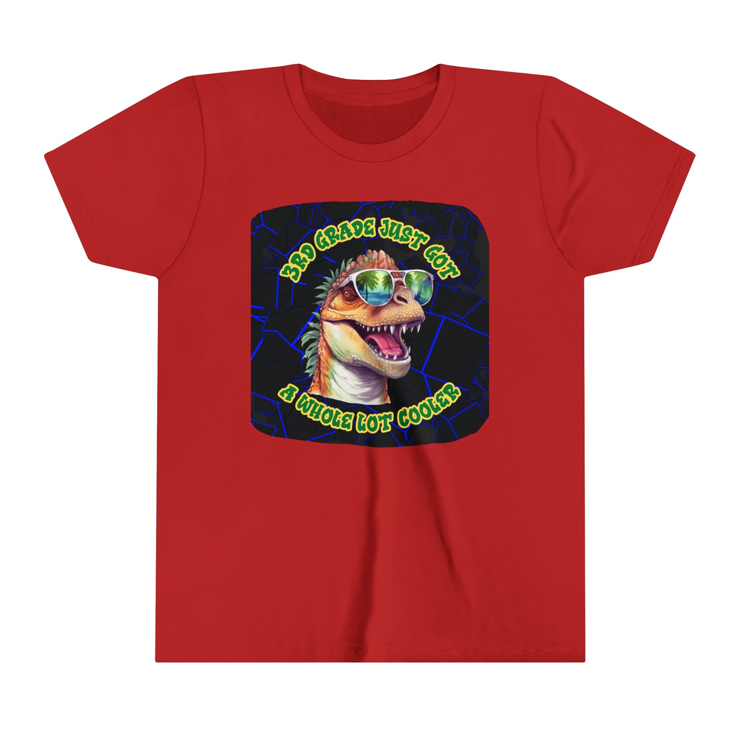 Kids back to school Tee, T-Rex Tee, T-rex T-shirt, Cool Kid Tee, School Tee, 3rd Grade Tee