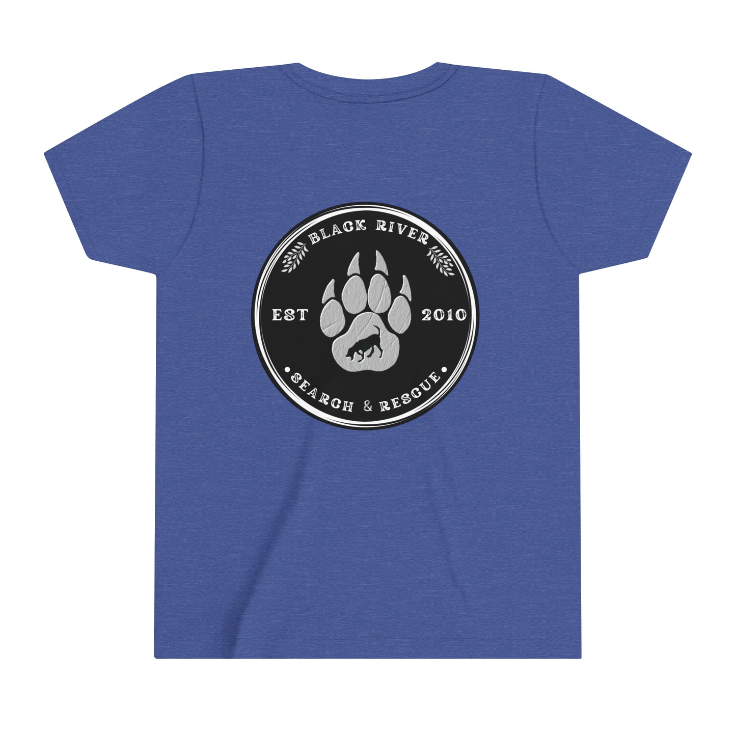 Black River Search & Rescue Black Logo Youth Short Sleeve Tee