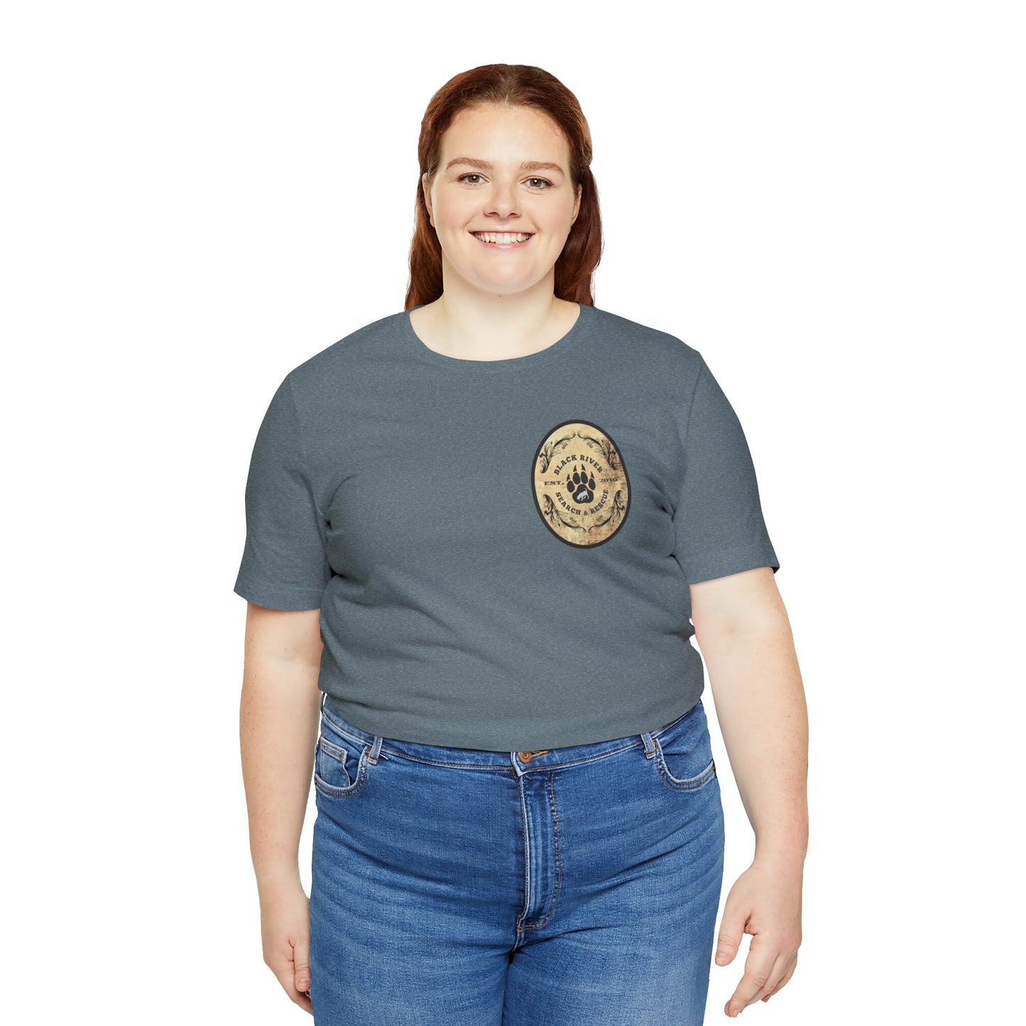 Black River Search & Rescue Logo Unisex Jersey Short Sleeve Tee