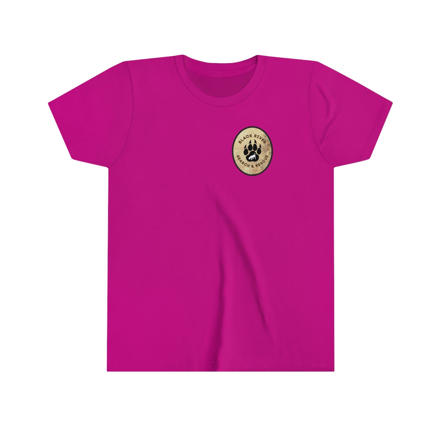 Black River Search & Rescue Logo Youth Short Sleeve Tee