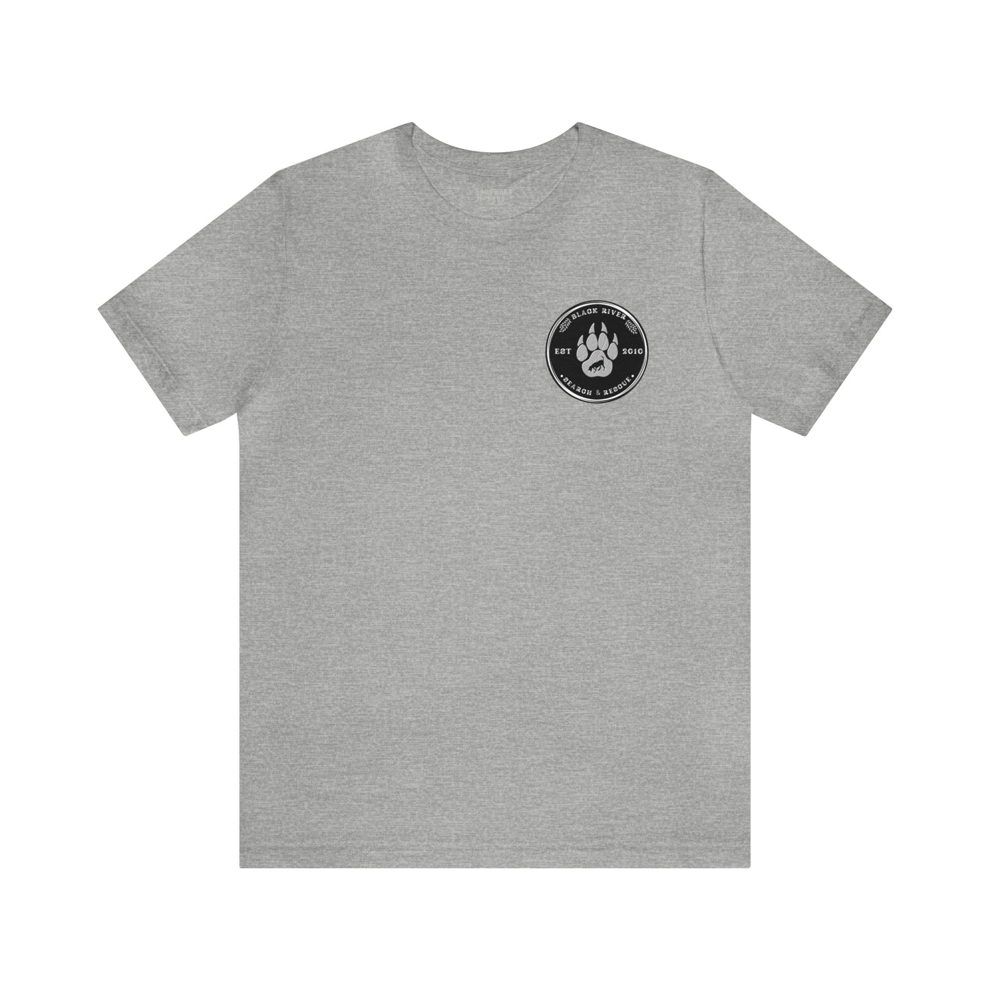 Black River logo black Short Sleeve Tee