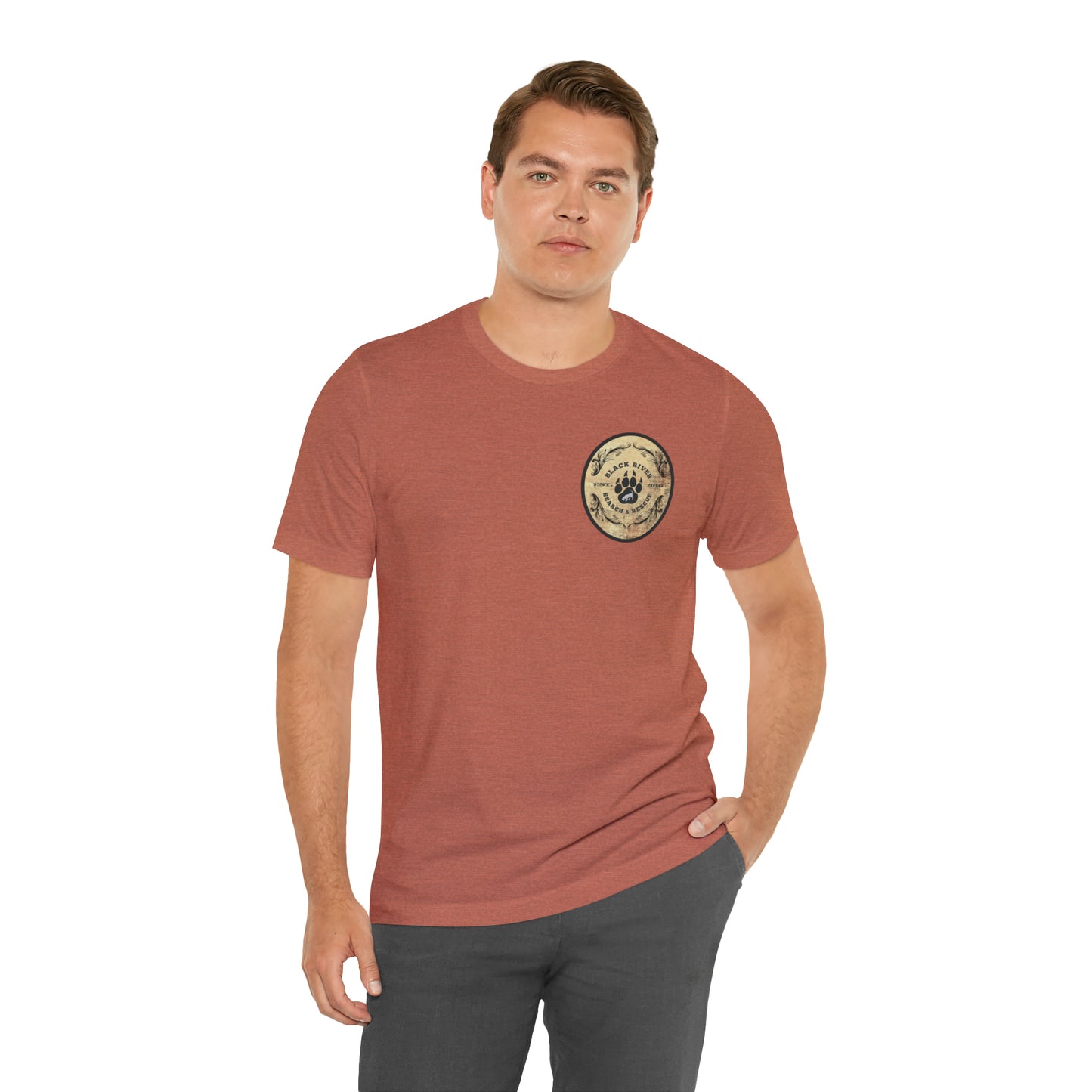 Black River Search & Rescue Logo Unisex Jersey Short Sleeve Tee