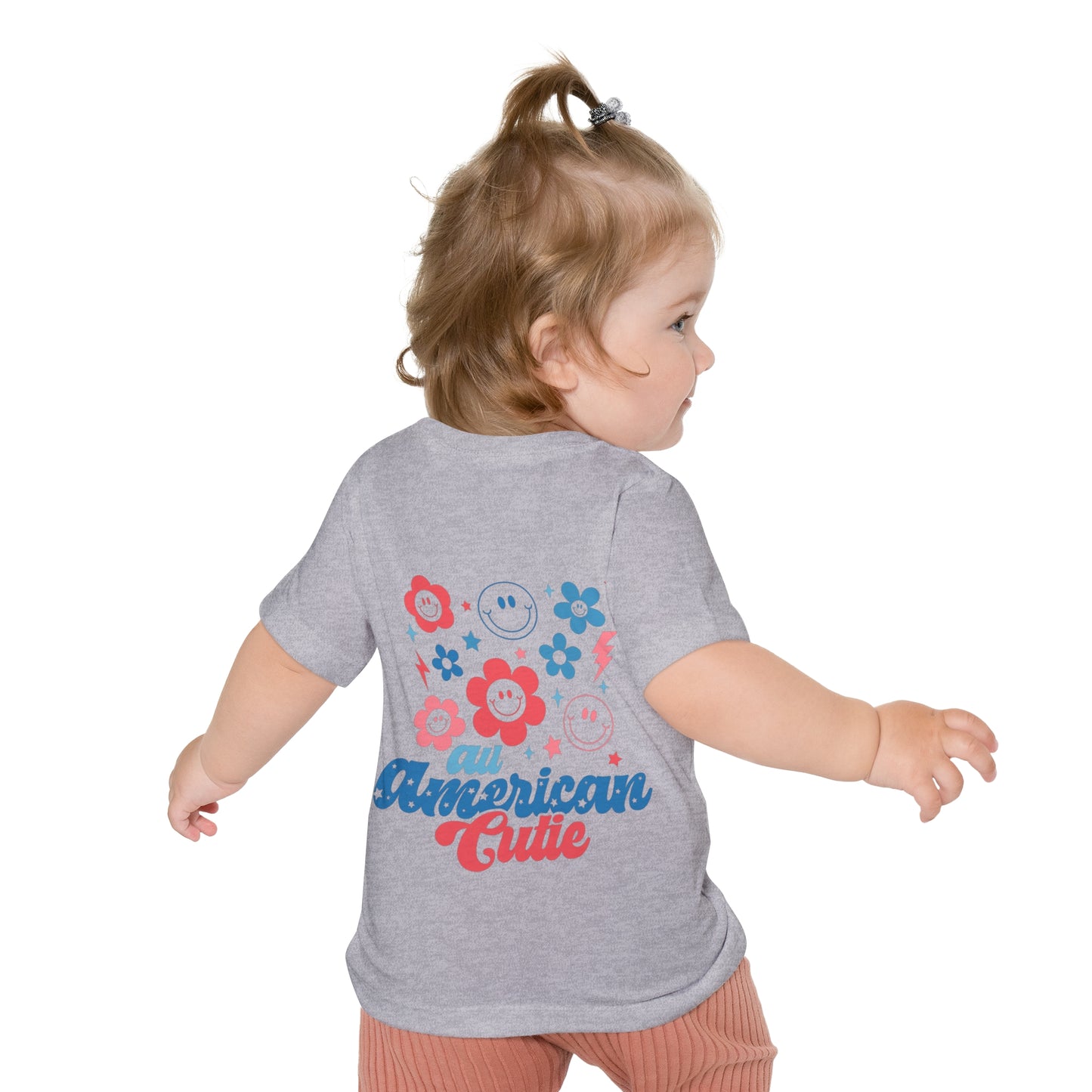 Little firecracker 4th of July Baby Short Sleeve T-Shirt Patriotic