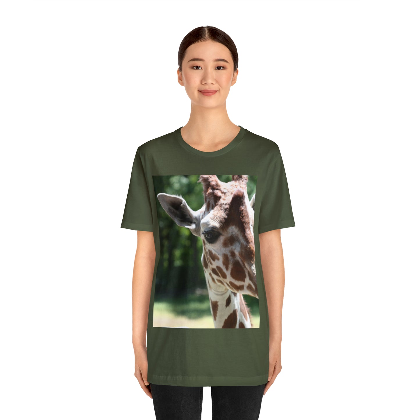 Unisex Jersey Short Sleeve Tee, Giraffe