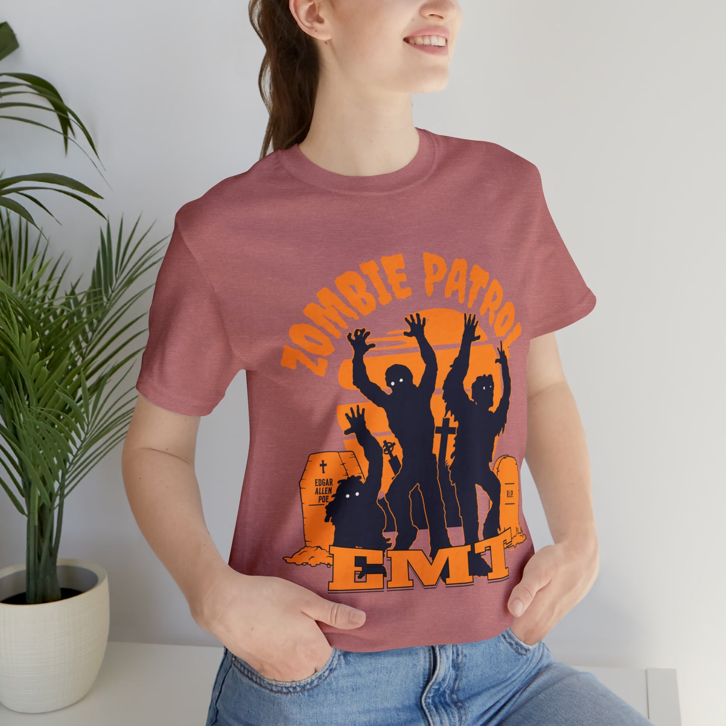 Funny Halloween Medical, EMT T-shirt, Zombie shirt, EMT shirt, Halloween shirt