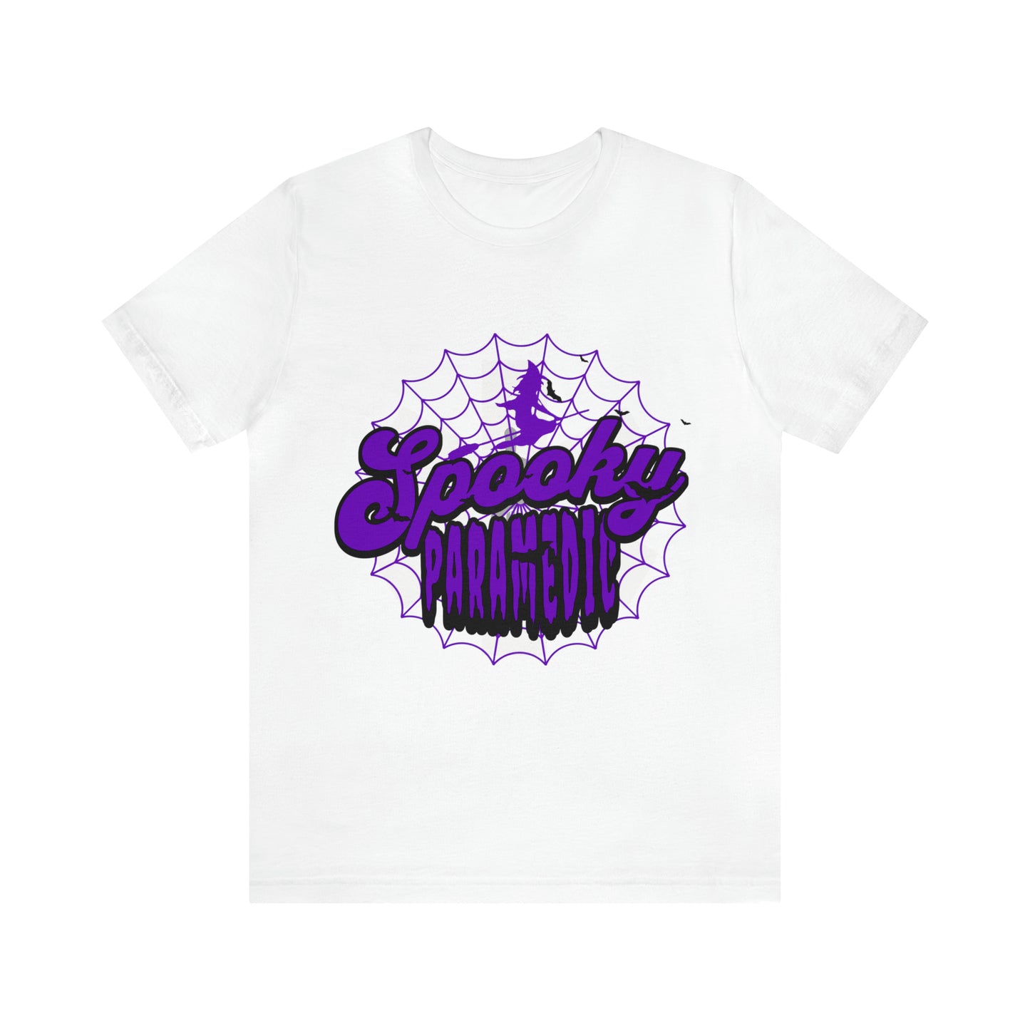 Fun Halloween Paramedic Shirt, Halloween shirt, Purple Spooky Paramedic shirt, Paramedic gift