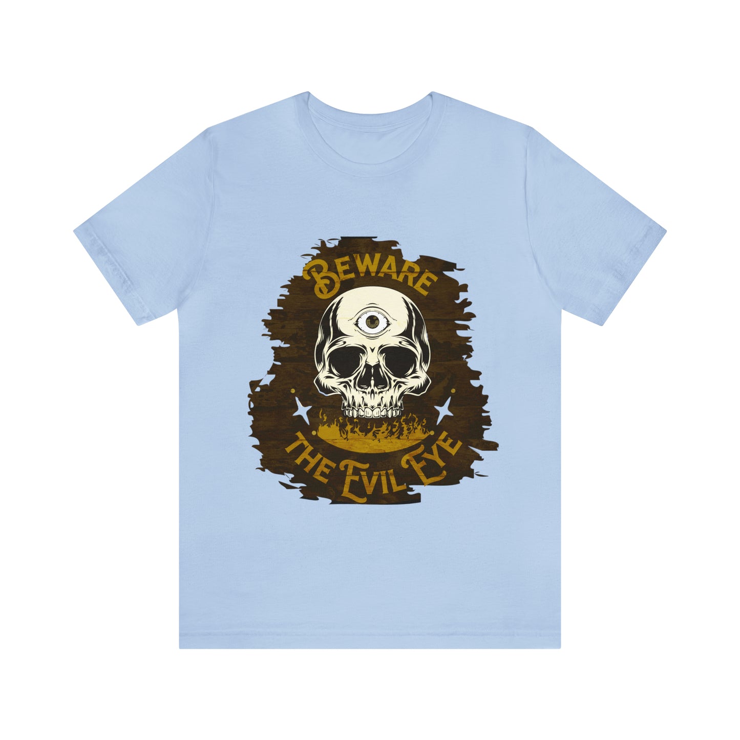 Brown Evil Eye Halloween Shirt, Halloween shirt, Skull Shirt