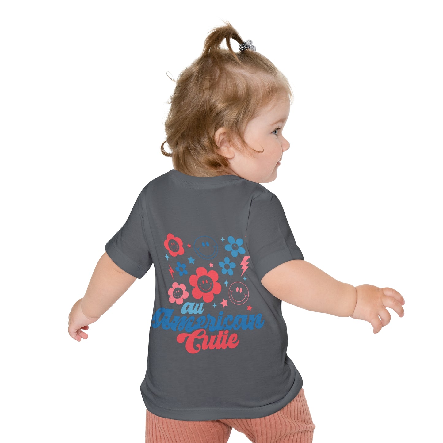 Little firecracker 4th of July Baby Short Sleeve T-Shirt Patriotic