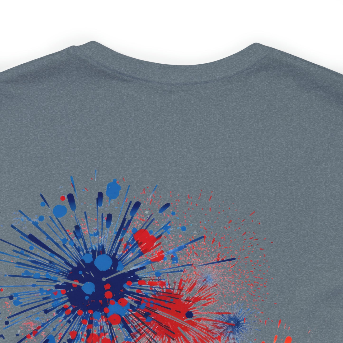 Freedom Smiley Face Flag Unisex Jersey Short Sleeve Tee Patriotic American Flag
