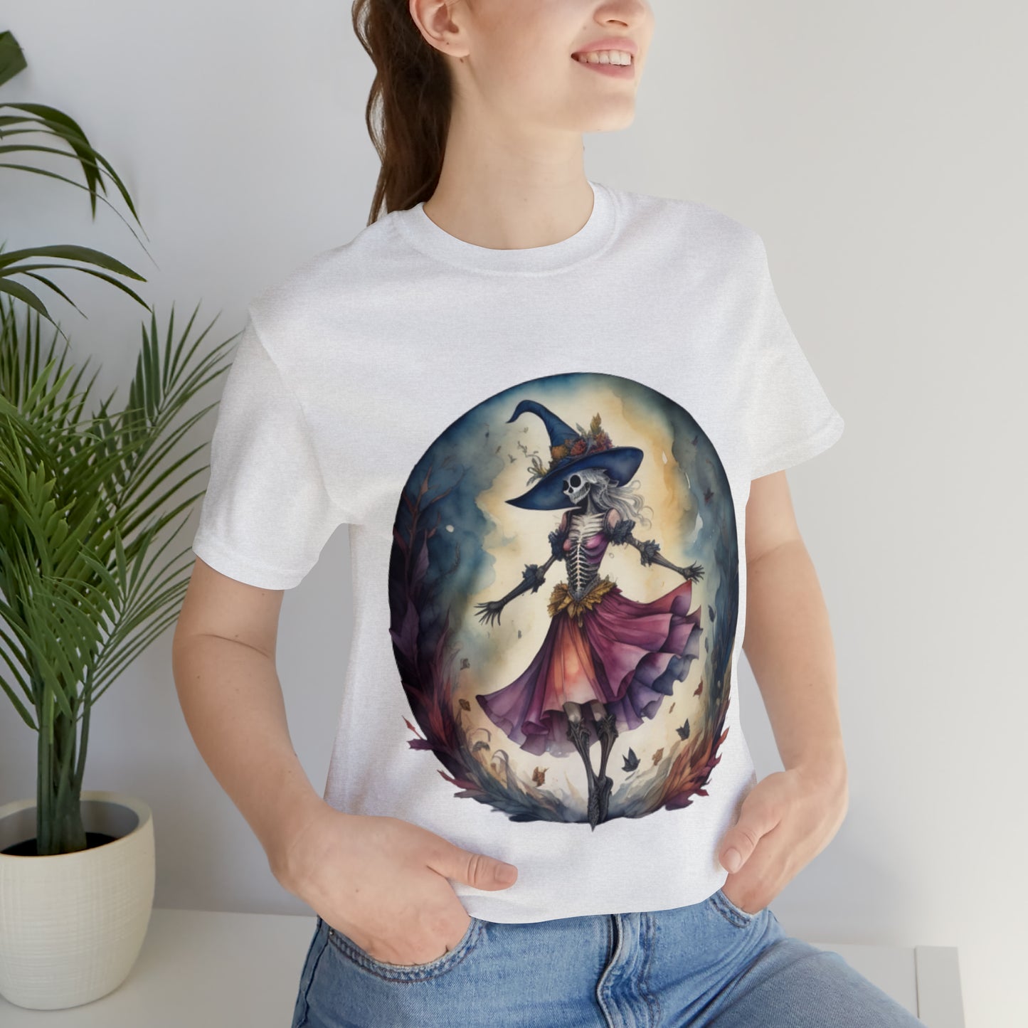 Vintage Halloween Dancing Witch Shirt, Halloween shirt, Dancer shirt, Dancing in the Moon shirt