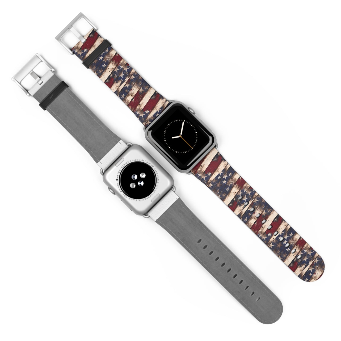 Distressed American Flag Apple Watch Band