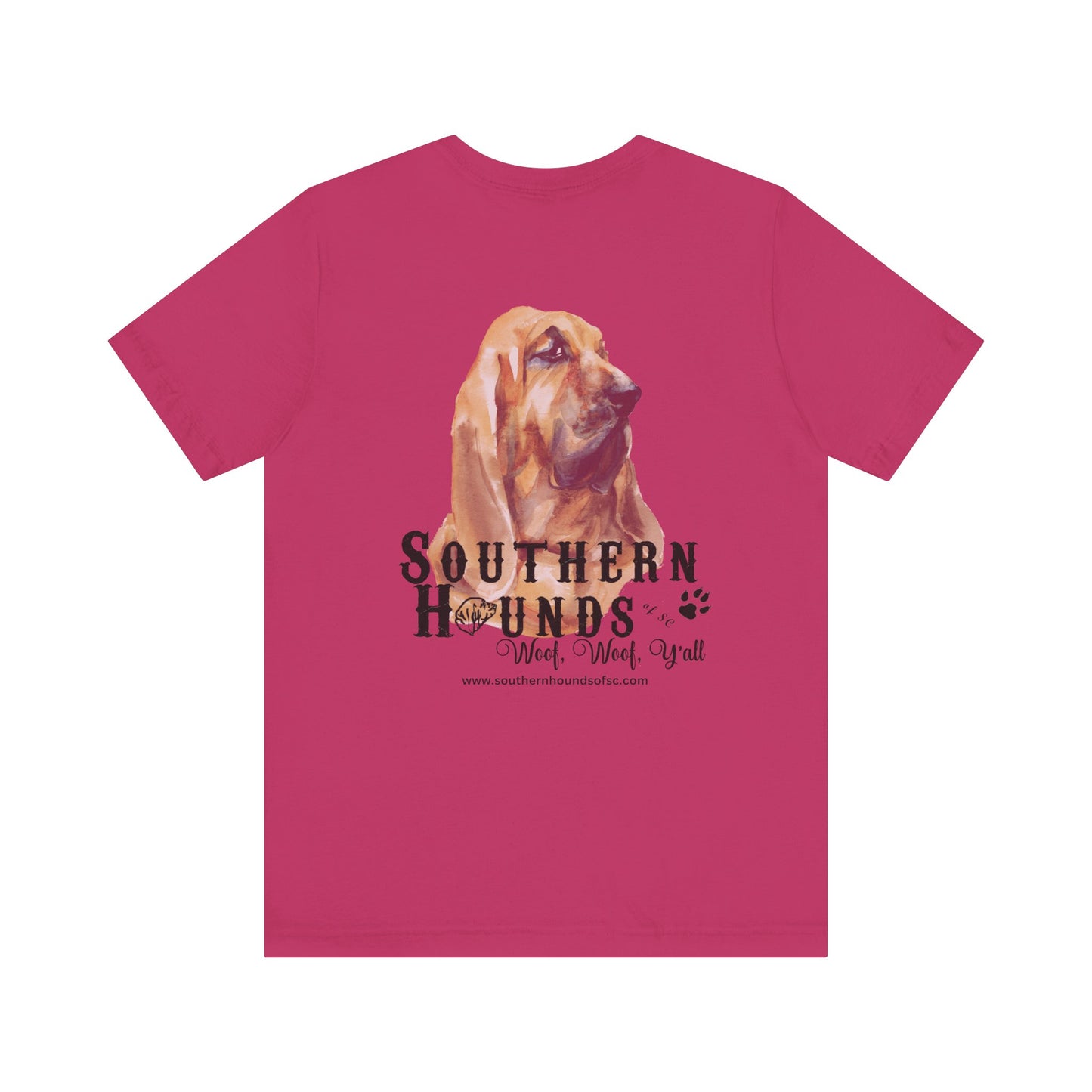 Bloodhounds Sticky and Sweet Southern Hounds Short Sleeve Tee, Bloodhound tshirt