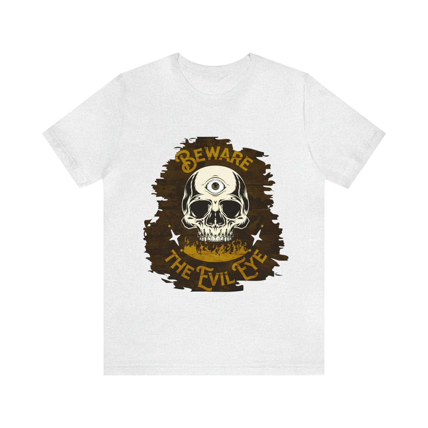 Brown Evil Eye Halloween Shirt, Halloween shirt, Skull Shirt