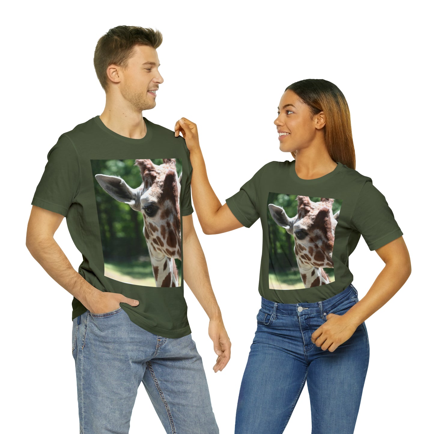 Unisex Jersey Short Sleeve Tee, Giraffe