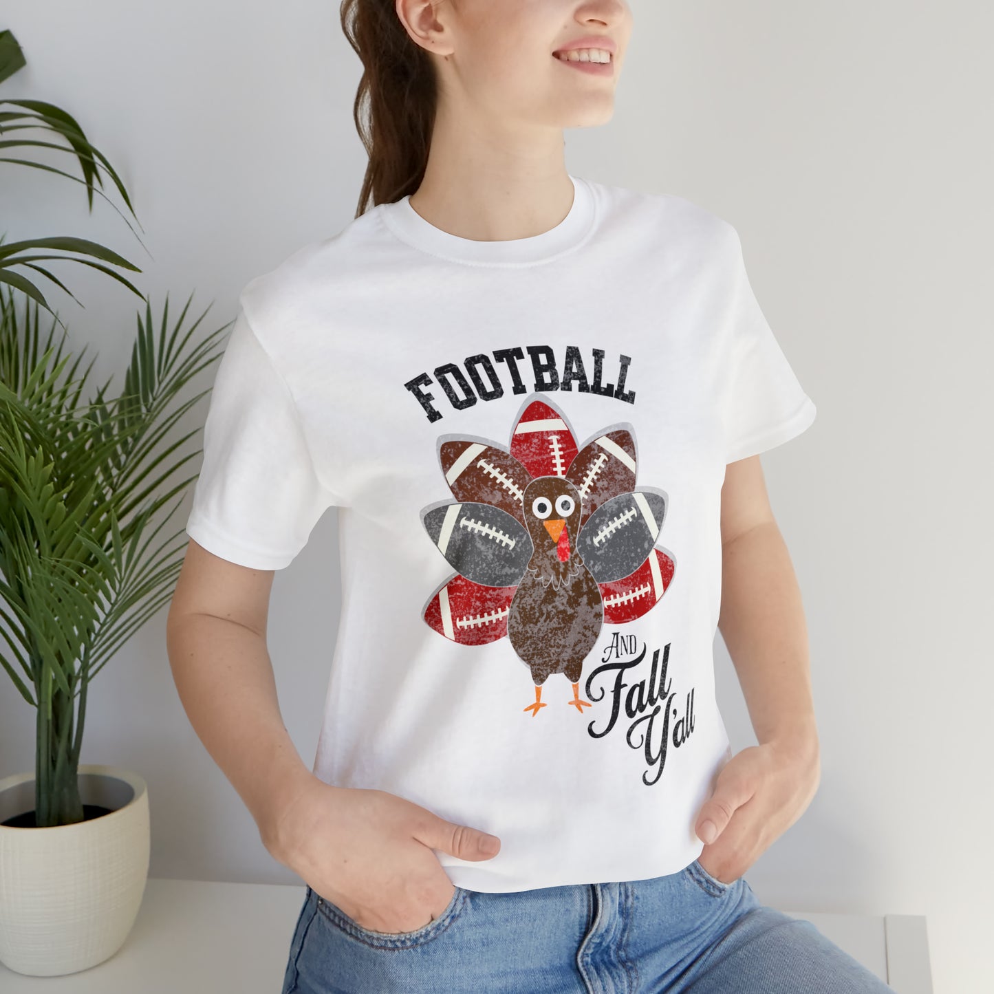 Vintage Red and Gray Football Short Sleeve Tee, Football and turkey shirt, Ohio State