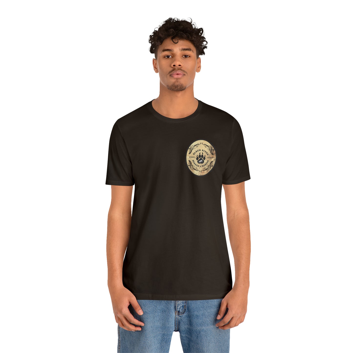 Black River Search & Rescue Logo Unisex Jersey Short Sleeve Tee