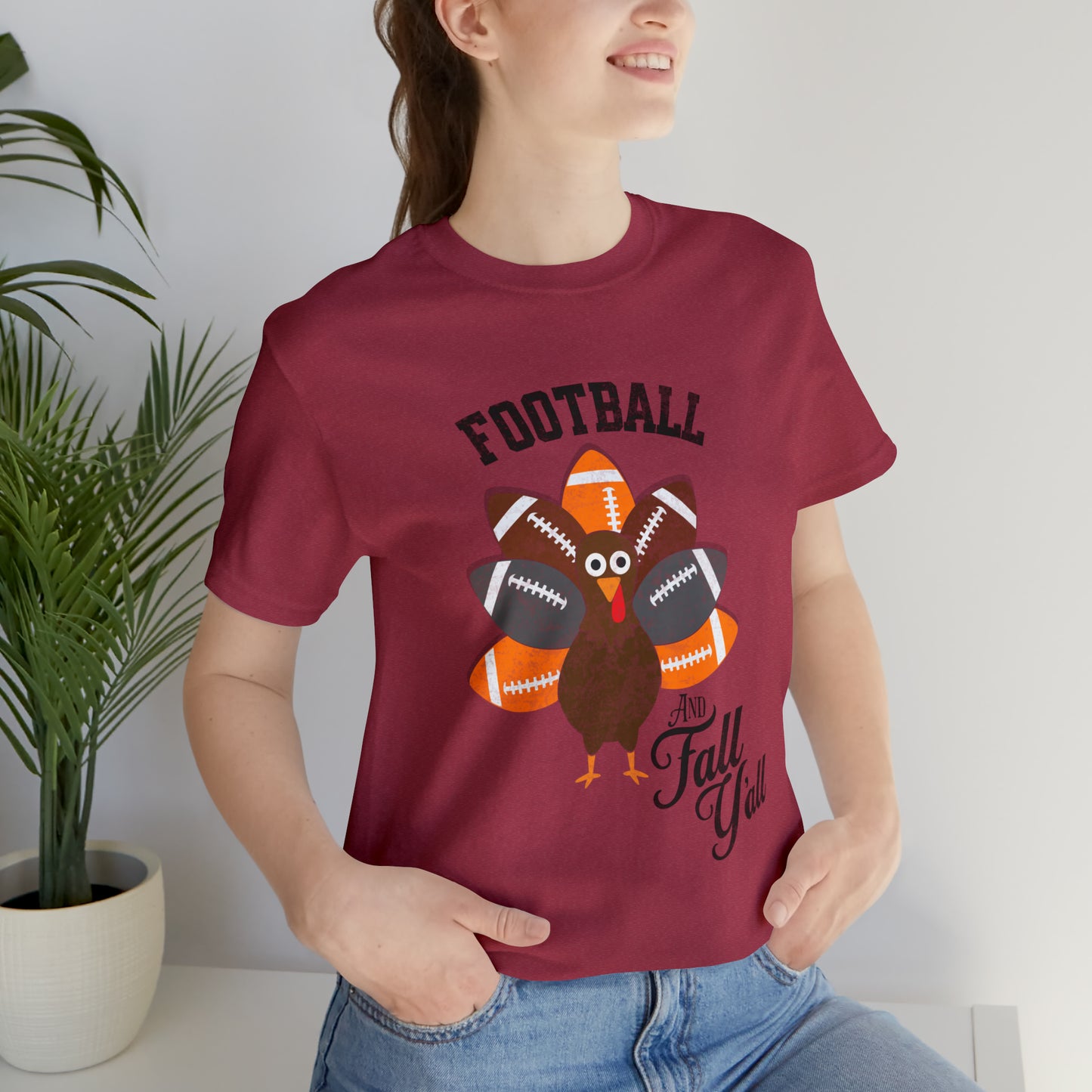 Vintage Orange and Gray Football Short Sleeve Tee, Football and turkey shirt, Tennessee