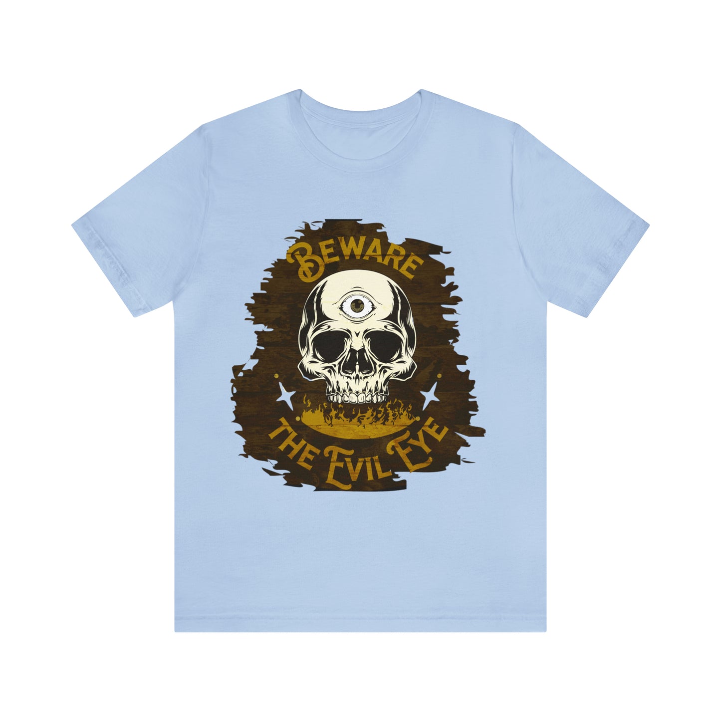 Gray Evil Eye Halloween Shirt, Halloween shirt, Skull Shirt