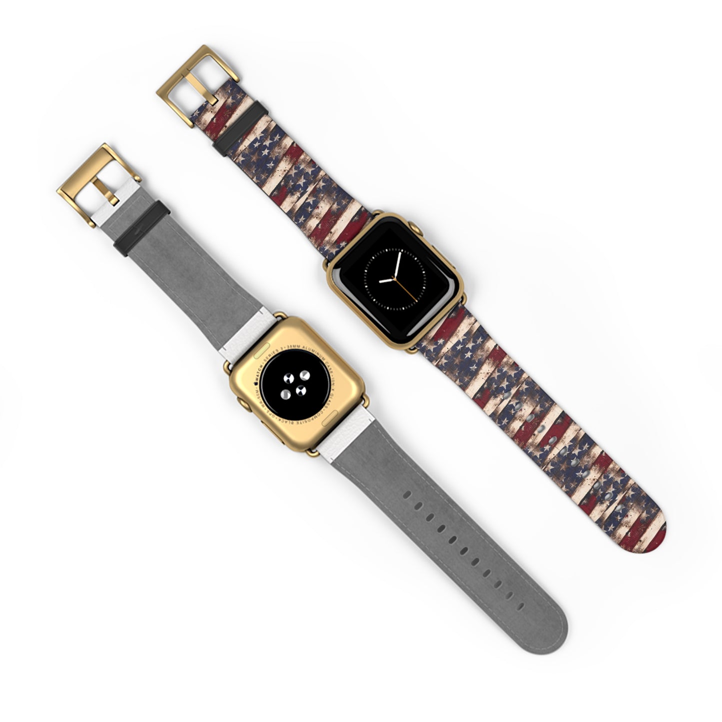Distressed American Flag Apple Watch Band