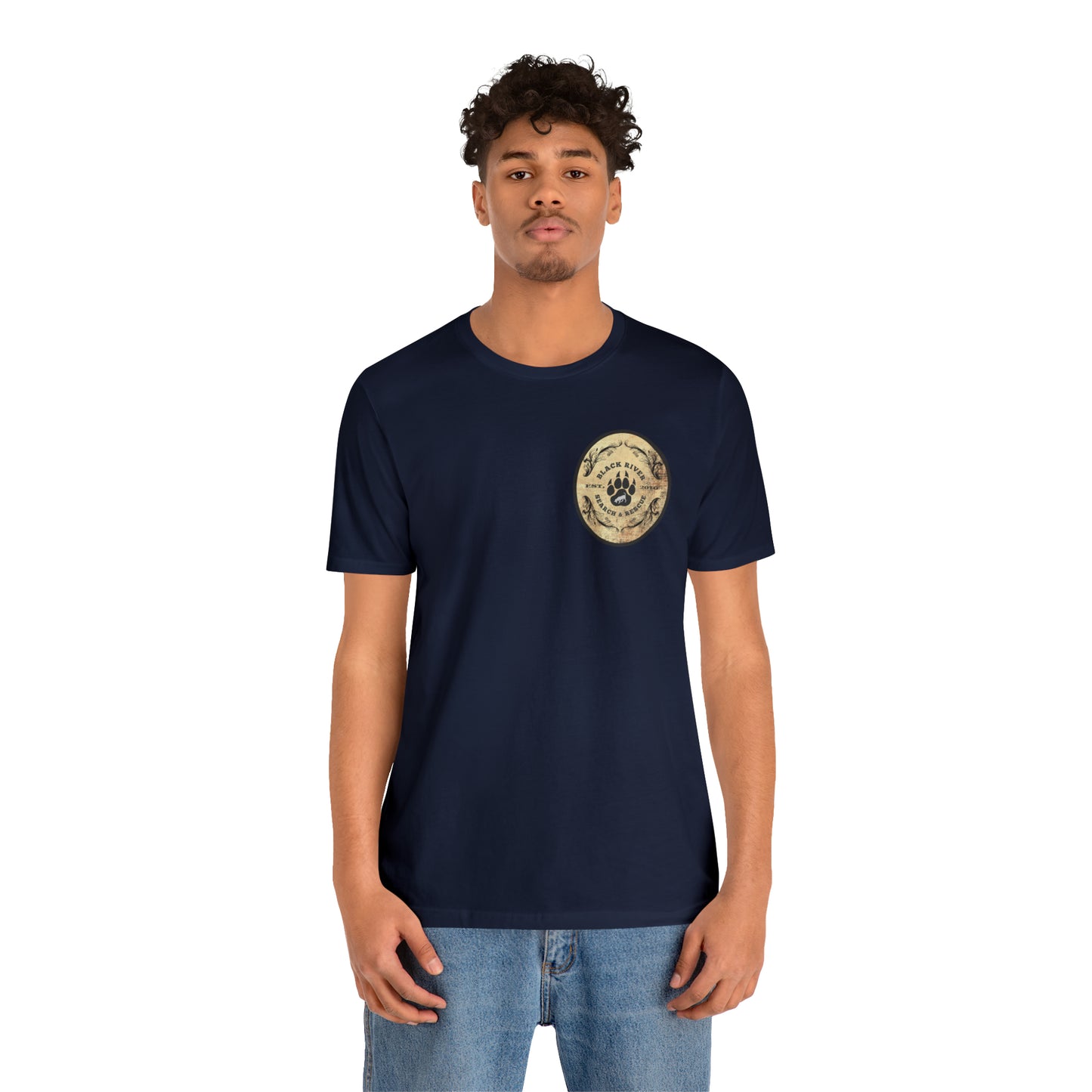 Black River Search & Rescue Logo Unisex Jersey Short Sleeve Tee