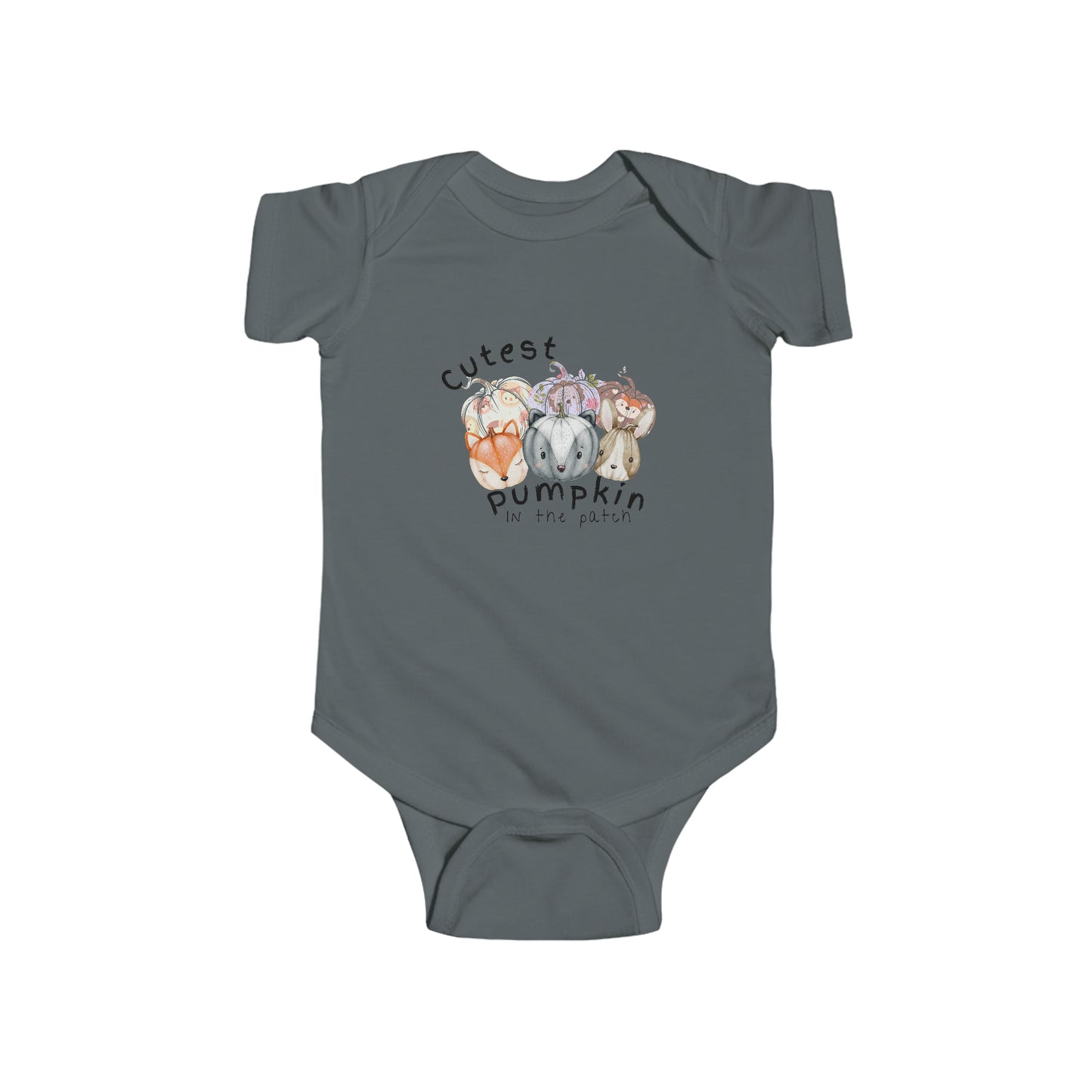 Copy of Copy of Cutest Pumpkin in the Patch Bodysuit, Cute pumpkin Onesie, Unisex Pumpkin Bodysuit, Hedgehog, Bunny, Fox