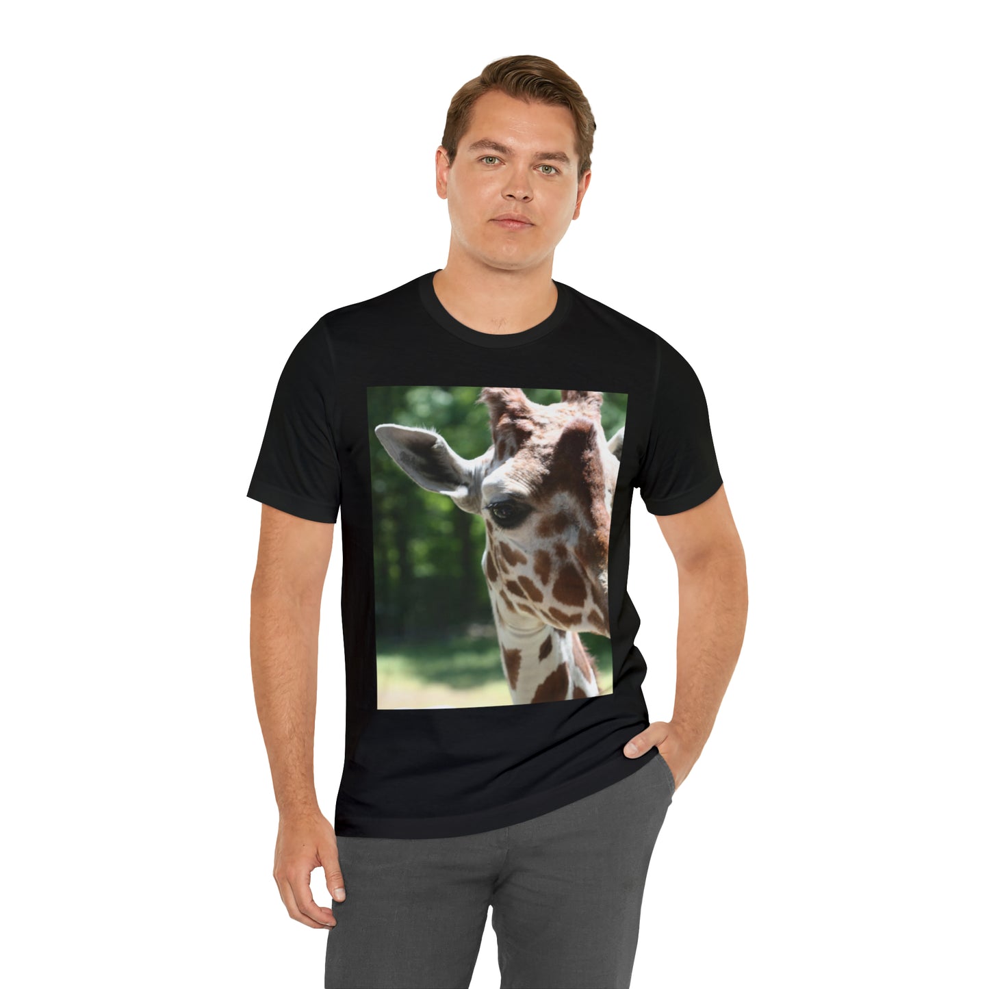Unisex Jersey Short Sleeve Tee, Giraffe
