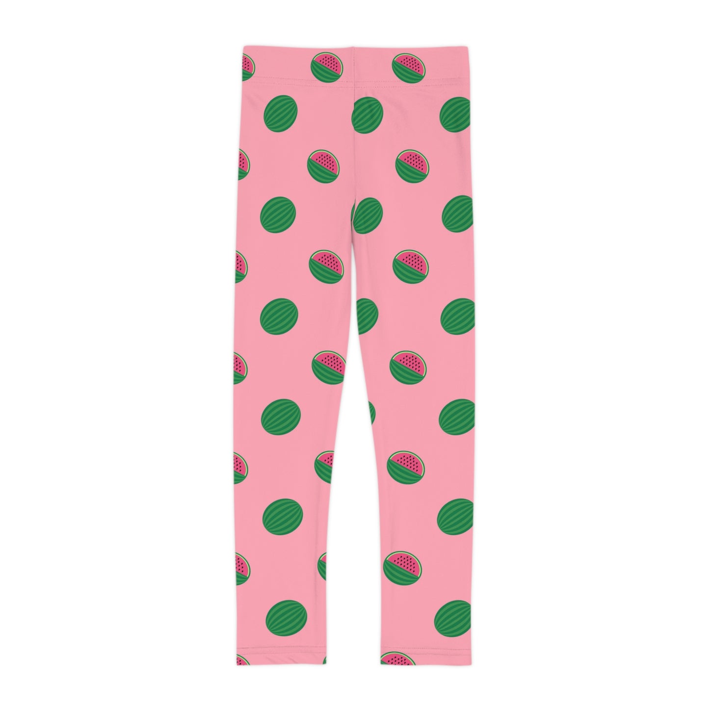 Girls colorful pink and watermelon leggings