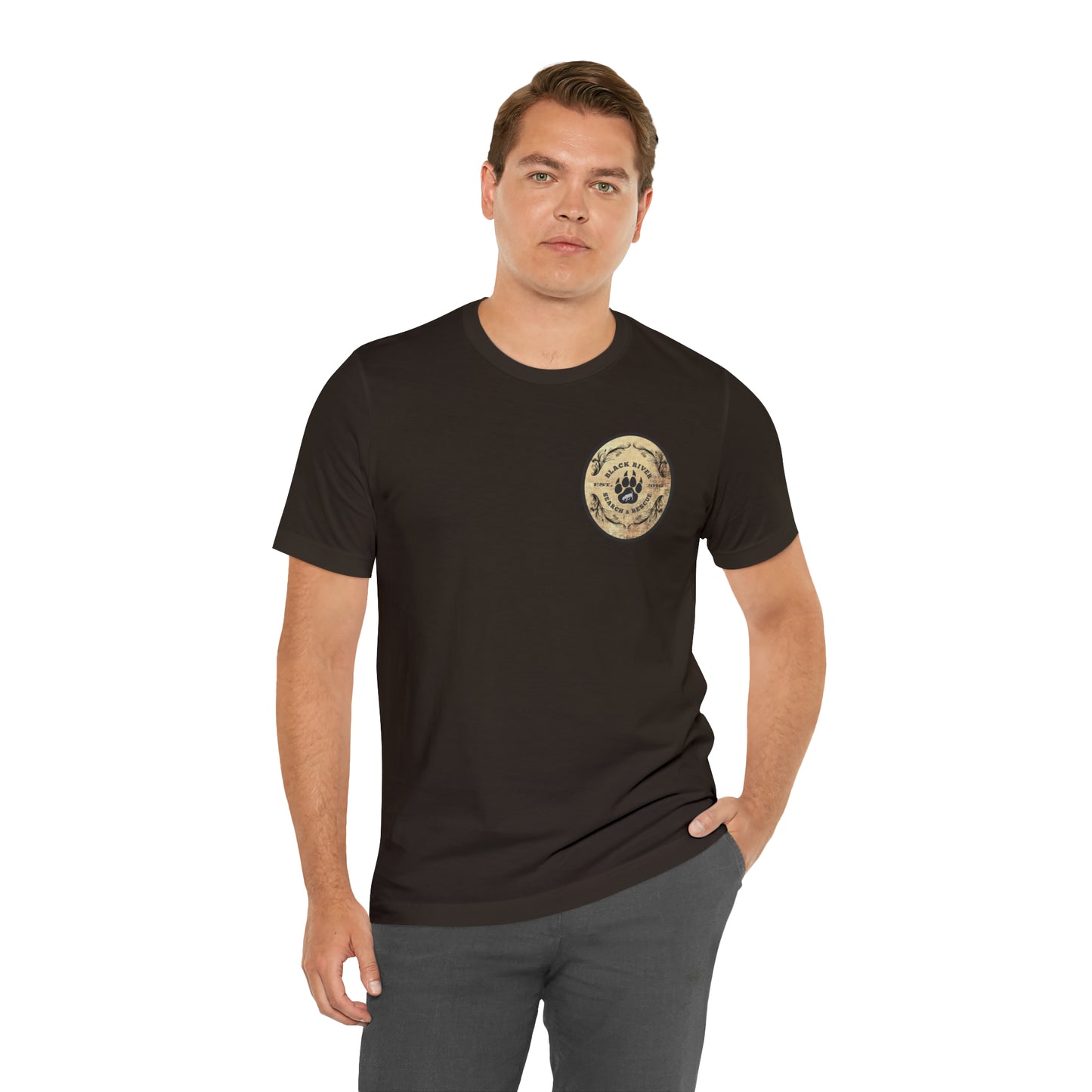 Black River Search & Rescue Logo Unisex Jersey Short Sleeve Tee