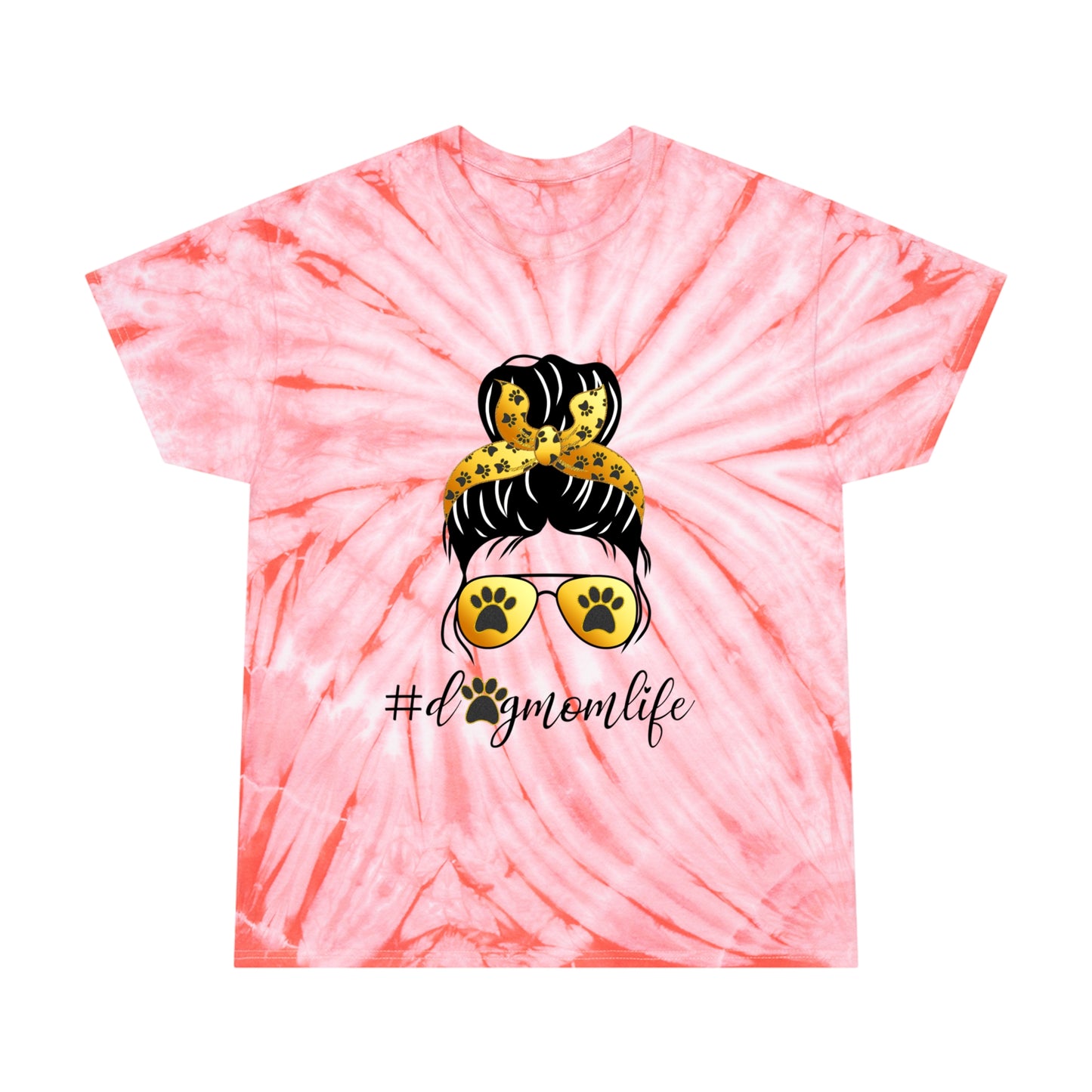 Dog Mom Life Tie-Dye Tee, Cyclone