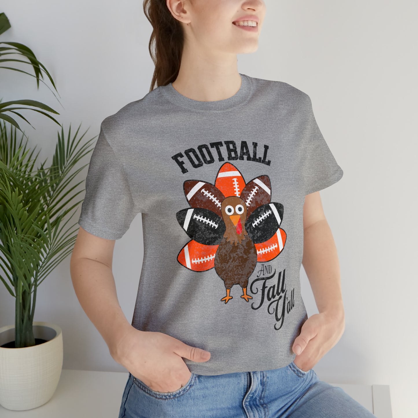 Vintage Orange and Black Football Short Sleeve Tee, Football and turkey shirt, Oklahoma State